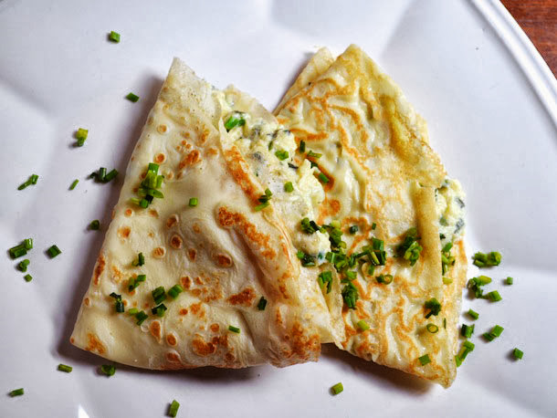 Sunday Brunch: Crêpes with Goat Cheese with Eggs - Beautiful Life Magazine