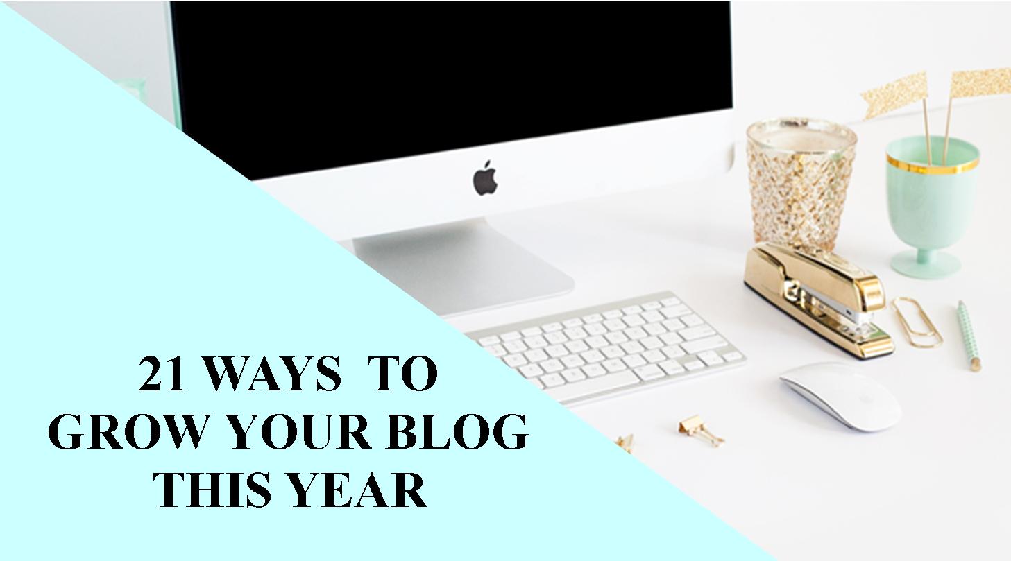 Let’s talk about 21 ways that you can grow your blog this year, shall we? These things WILL help you grow your blog, I can vouch for them myself!