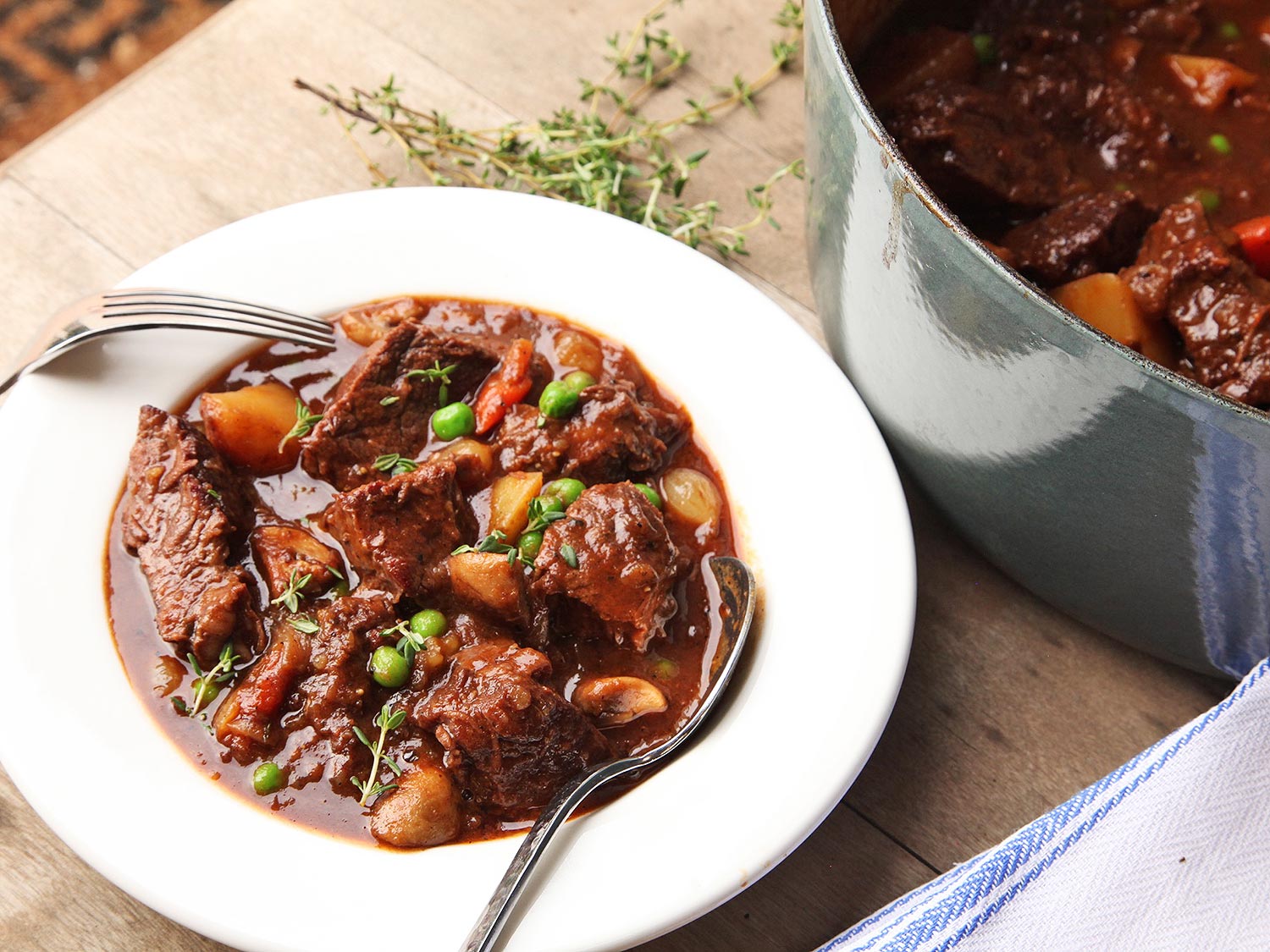 Beef Stew With Potato and Carrots