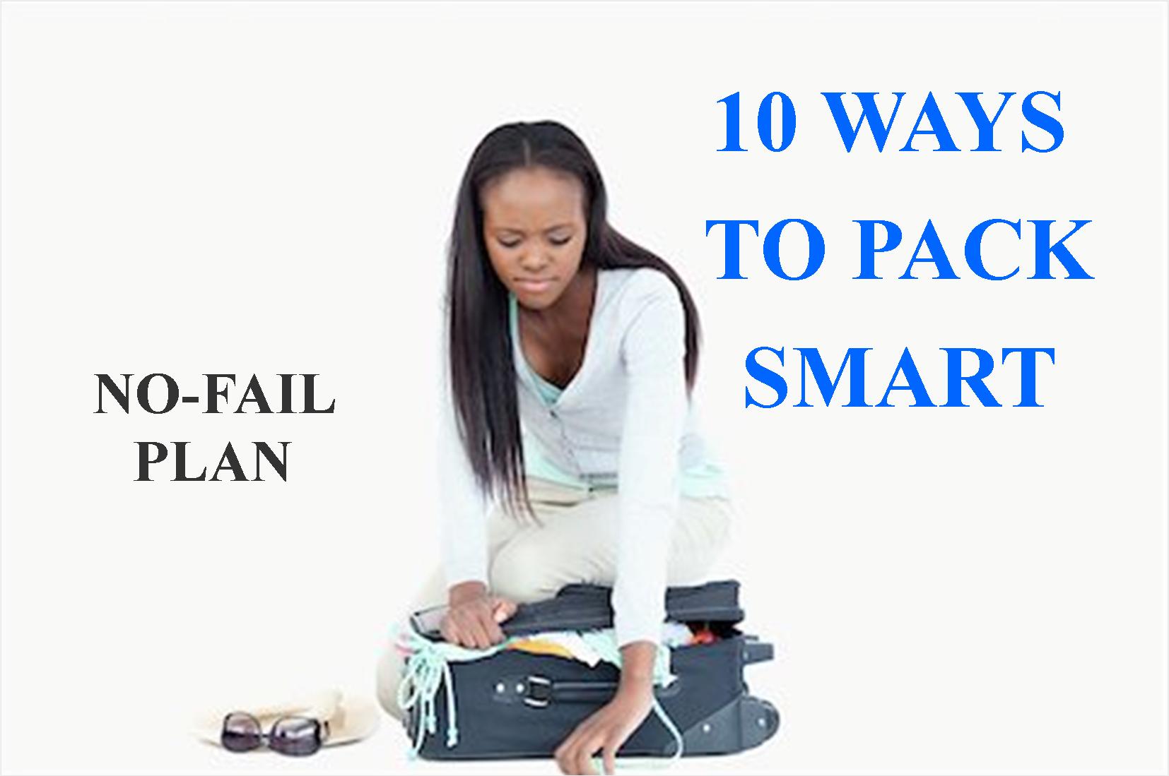 If you need some tips on packing your suitcase, taking advantage of every inch of space, and keeping it all organized, I have 10 pack smart tips for you!