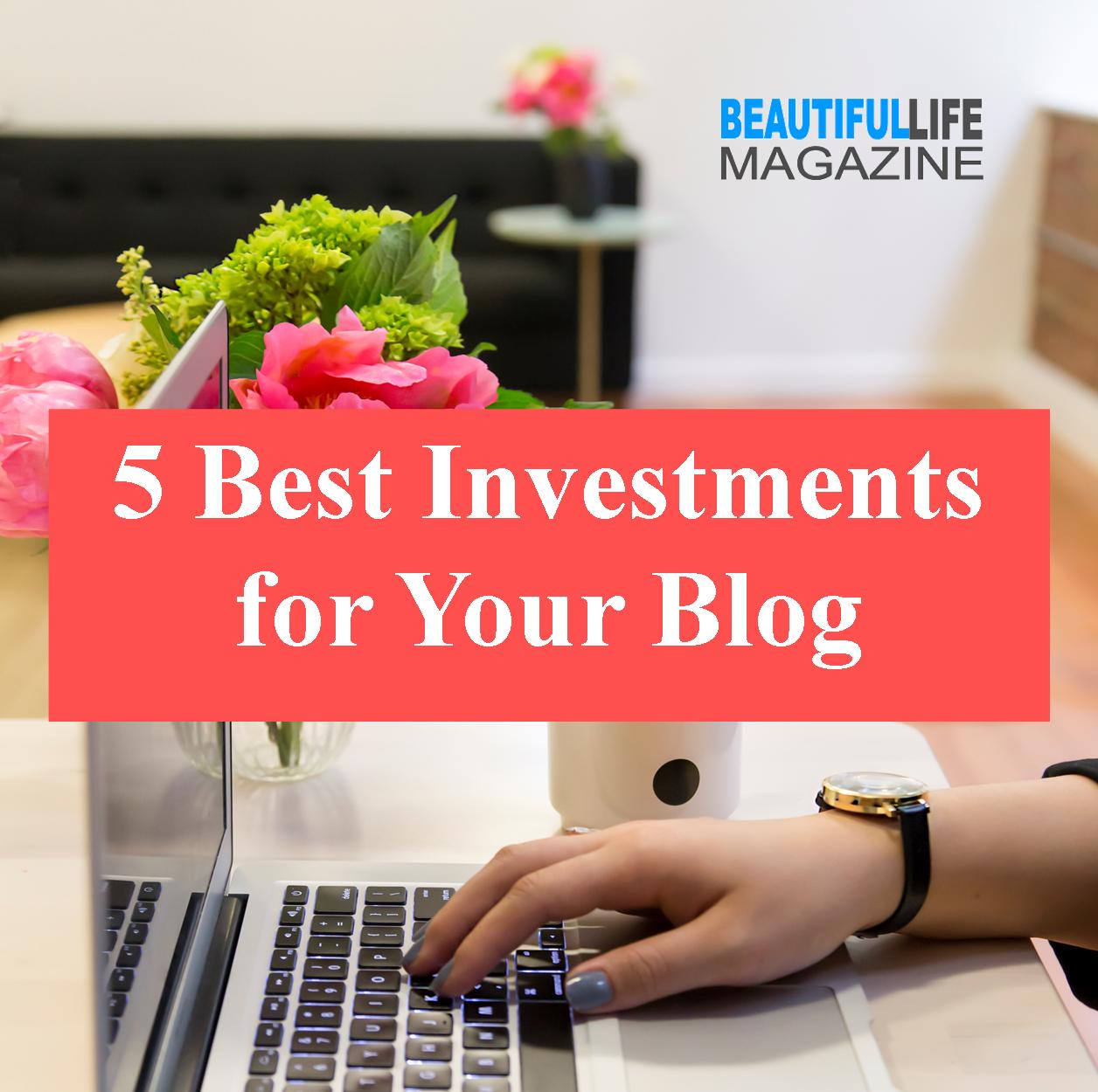 I want to share with you the 5 things you should consider investing in for your blog if you are ready to take that crucial step with some good investments.