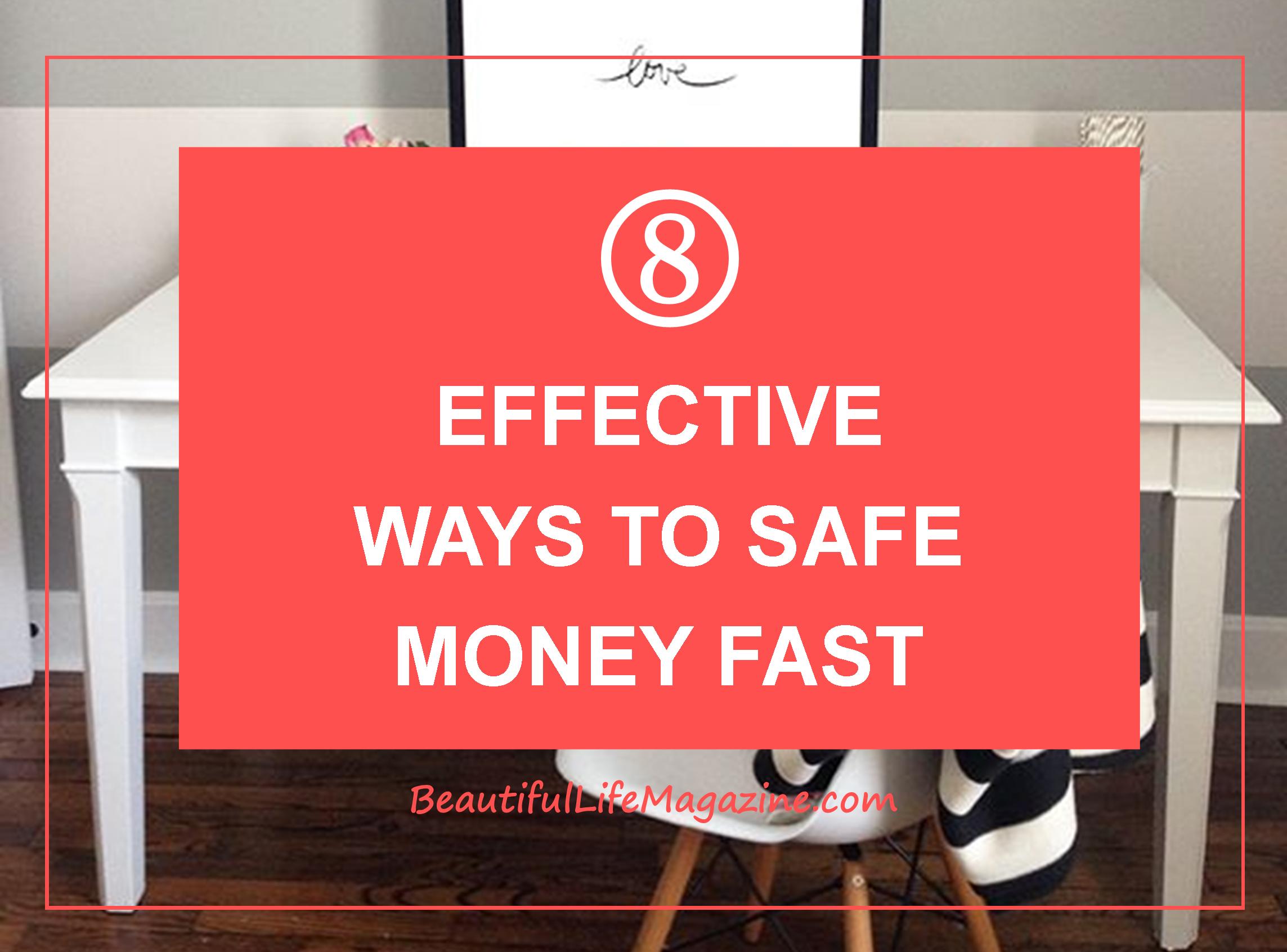 To save money quickly, you need to focus on the right savings strategies. Here are 8 tips to help you save money faster